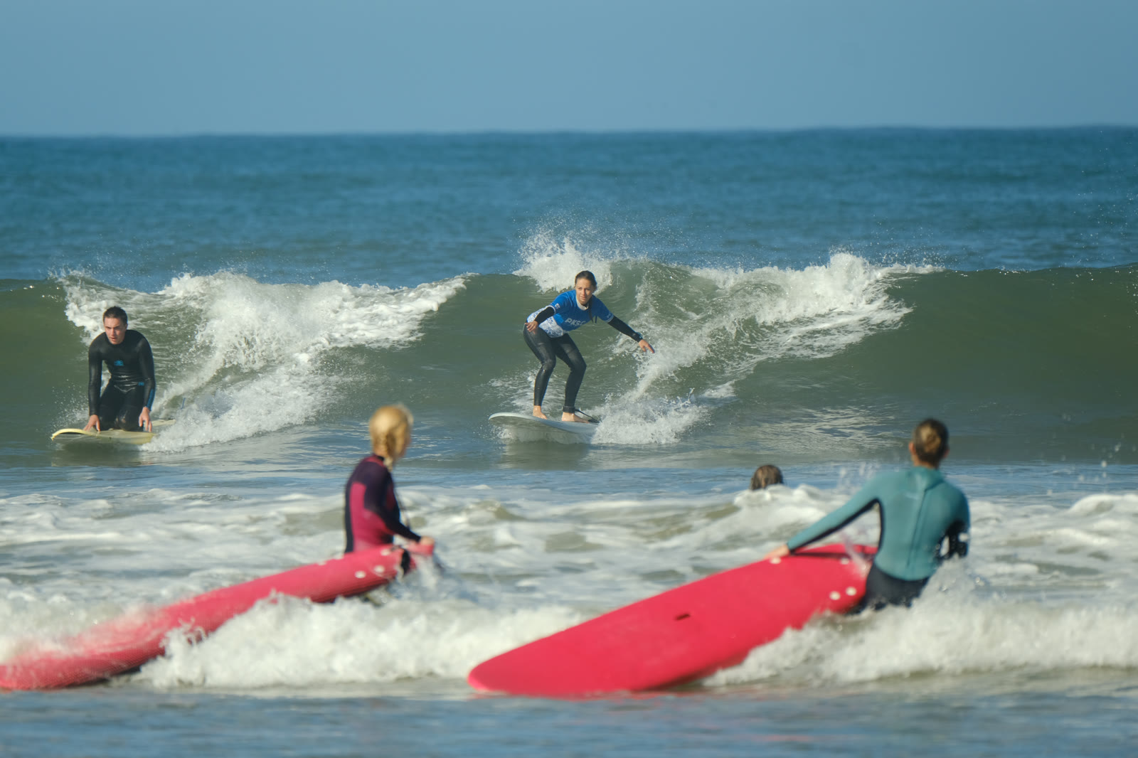 Catching a wave